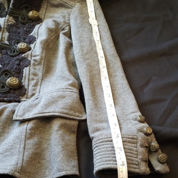 Autumn Gray British Military blazer jacket Comfortable & Stretchy - Picture 4 of 8